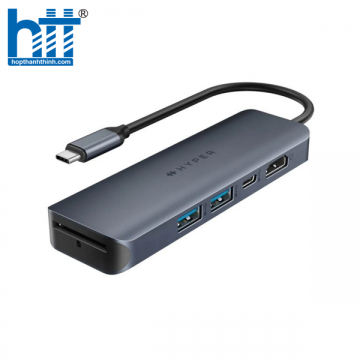 CỔNG CHUYỂN HYPERDRIVE NEXT 6-IN-1 PORT USB-C CHO LAPTOP/MACBOOK – HD4002GL