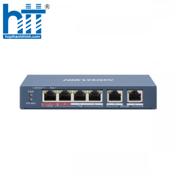 Switch Hi POE 4 cổng 100M HIKVISION DS-3E0106HP-E