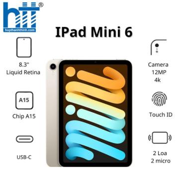 Máy tính bảng Apple IPad mini 6 Wifi (256Gb/ Starlight/ MK7V3ZA/A)