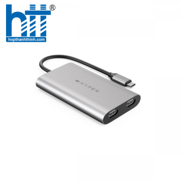 CỔNG CHUYỂN HYPERDRIVE DUAL 4K HDMI (2 MÀN HÌNH) USB-C HUB FOR MACBOOK M1/M2 HDM1
