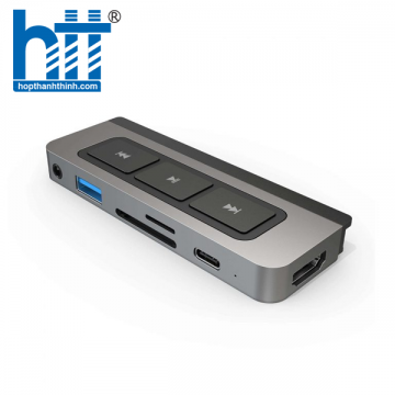 CỔNG CHUYỂN HYPERDRIVE MEDIA 6-IN-1 HDMI 4K/60HZ USB-C HUB HD449