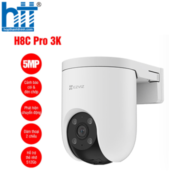 Camera WiFi EZVIZ CS-H8C Pro 3K 5MP [Quay quét thông minh]