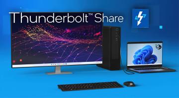 Intel giới thiệu phần mềm Thunderbolt Share giúp kết hợp hai máy tính thành một
