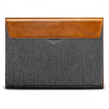 Túi chống sốc TOMTOC premium leather 13″ gray - H15-C02Y