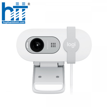 Webcam Logitech Brio 100 1080p full HD- Màu trắng