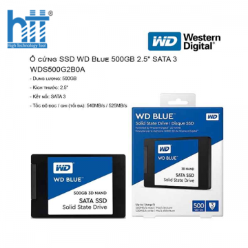 Ổ cứng SSD Western Digital Blue 500GB 2.5" SATA 3 - WDS500G2B0A