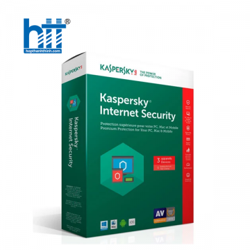 Phần mềm diệt Virus Kaspersky Internet Security 3 máy tính