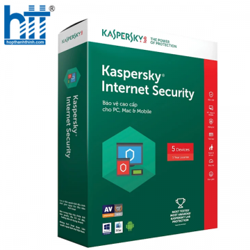 Phần mềm diệt virut Kaspersky Internet security (5PC/12T)