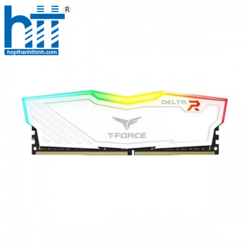Ram PC TeamGroup T-Force Delta RGB White 8GB DDR4 3600MHz