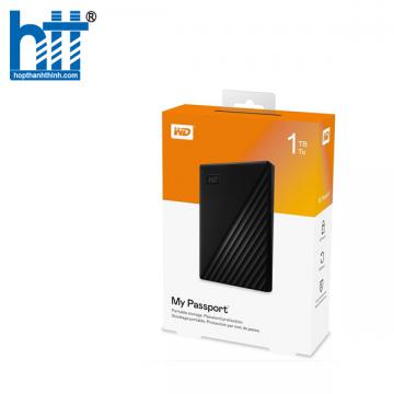 Ổ CỨNG DI ĐỘNG WD MY PASSPORT 1TB 2.5 INCH USB 3.0 ĐEN - WDBYVG0010BBK-WESN