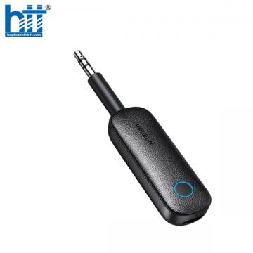 Ugreen 80893 BL 5.0 Màu đen Bộ phát + nhận Bluetooth 5.0 jack 3.5mm tương thích cổng Aux Bluetooth trên ô tô CM403 20080893
