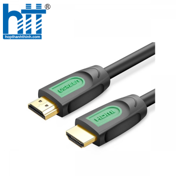 Ugreen 40410 2M màu Đen Cáp tín hiệu HDMI chuẩn 2.0 hỗ trợ phân giải 4K HD118 20040410