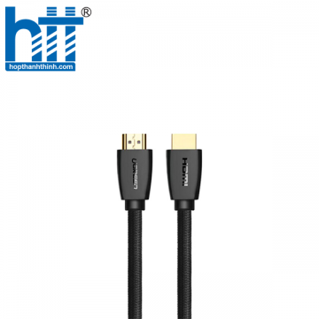 Ugreen 40414 10M màu Đen Cáp tín hiệu HDMI chuẩn 2.0 hỗ trợ phân giải 4K HD118 20040414