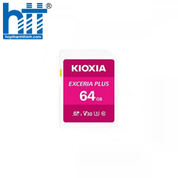 Thẻ nhớ SDXC 64GB Kioxia Exceria Plus UHS-I C10-LNPL1M064GG4