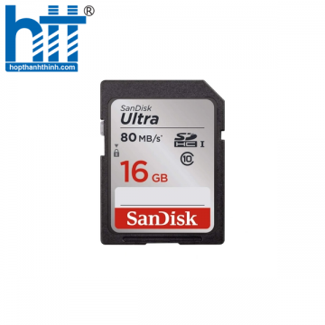 Thẻ nhớ SDHC 16GB Sandisk Ultra (class 10)