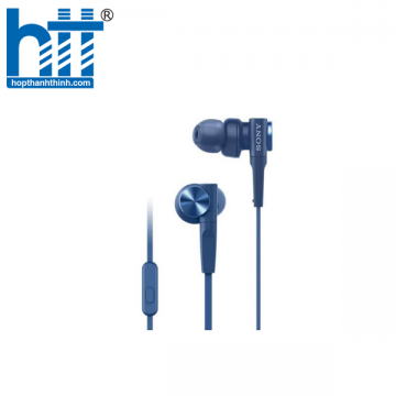Tai nghe In-Ear Sony MDR-XB55AP/LQE Xanh Dương