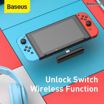 Bộ chuyển đổi không dây Baseus GAMO Wireless Adapter BA05 dùng cho Nintendo Switch Lite PS4 (Bluetooth 4.2, Audio USB C Transmitter Adapter )