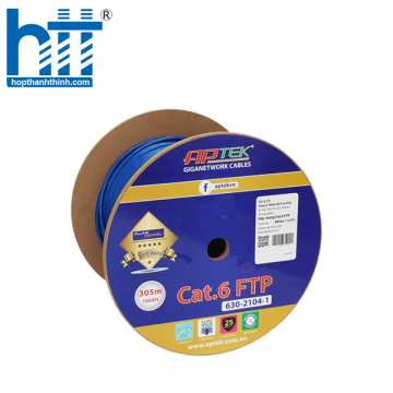 Cáp mạng APTEK CAT.6 FTP 305m CCA (630-2104-1)