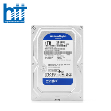 Ổ cứng HDD WD 1TB Blue 3.5 inch, 7200RPM, SATA, 64MB Cache (WD10EZEX)