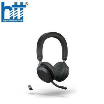 Tai nghe Jabra Evolve2 75 MS Stereo Black - Link380a 