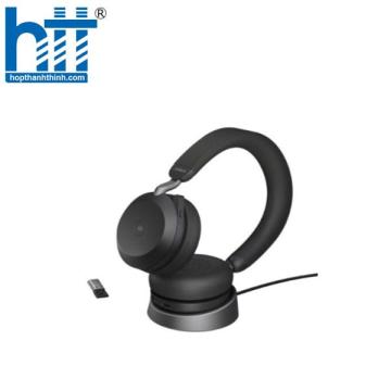 Tai nghe Jabra Evolve2 75 MS Stereo Stand Black - Link380a