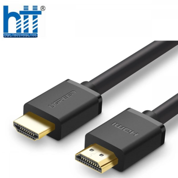Cáp HDMI 1.5m Ugreen 60820 màu Đen trơn chuẩn 1.4 hỗ trợ phân giải 4K * 2K