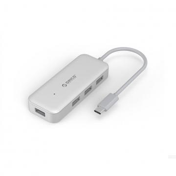 Bộ Chia/Hub USB Orico TC4U-U3-SV Từ Type C ra 4 Cổng USB 3.0