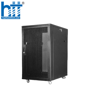 TỦ HTT RACK PRO 19 inch 27U-D1000-W800 - 2 CỬA HÔNG