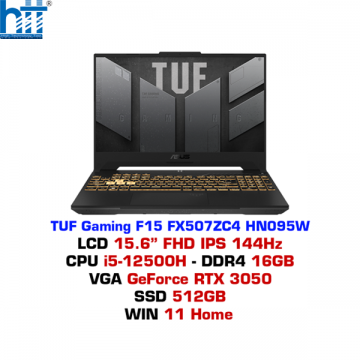 Laptop gaming ASUS TUF Gaming F15 FX507ZC4 HN095W