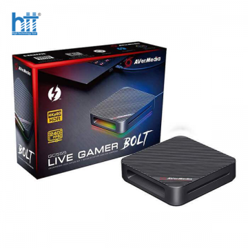 Thiết bị thu hình AverMedia Live Gamer Bolt – 4K HDR 60FPS Pass-Through – Thunderbolt 3 GC555