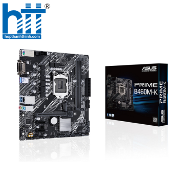 Mainboard ASUS PRIME B460M-K (Intel B460, Socket 1200, m-ATX, 2 khe Ram DDR4)