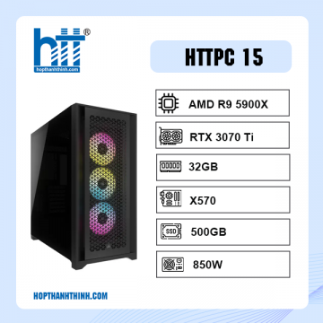 HTT AMD 15 (AMD R9 5900X/ X570 / 32GB RAM/ 500GB SSD/ RTX 3070 Ti / 850W)