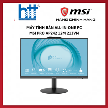 Máy bộ All-in-One MSI Pro AP242 12M 213VN (23.8"/ i5-12400F/ 8GB/ 250GB/ IPS/ Win11)