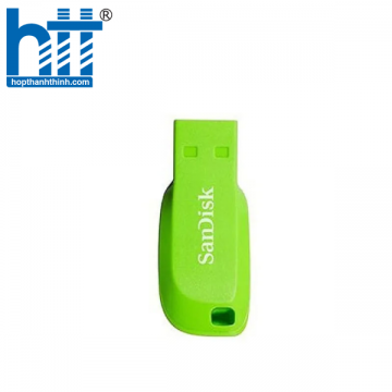 USB SanDisk CZ50 Cruzer Blade 32Gb USB2.0 (Màu xanh lá)