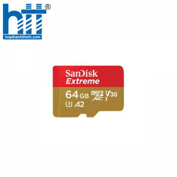 Thẻ nhớ MicroSDXC Sandisk Extreme V30 A2 64GB 170MB/s