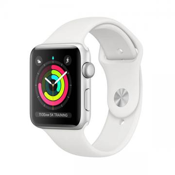 Apple Watch Series 3 (GPS 42mm) Viền Nhôm Bạc - Dây Màu Trắng