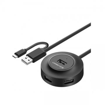 Bộ chia HUB USB 2.0 OTG Ugreen (20278)