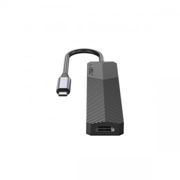 Bộ chia USB-C Hub 6 in 1, Đen, ORICO MDK-6P-BK