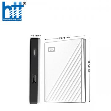Ổ CỨNG GẮN NGOÀI 4TB 2.5 INCH WD MY PASSPORT ULTRA VÀNG WDBFTM0040BGD-WESN