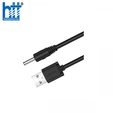 Ugreen 10376 1m màu đen dây cấp nguồn usb 2.0 sang đầu cái 3.5mm US277 20010376