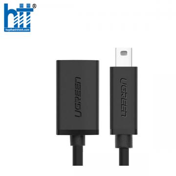 Ugreen 10396 12CM màu Đen Cáp chuyển đổi MICRO USB sang USB âm hỗ trợ OTG US133 20010396