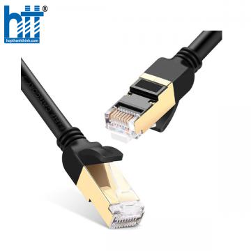 Ugreen 11277 1.5M màu Đen Cáp mạng LAN CAT7 STP chống nhiễu NW107 20011277