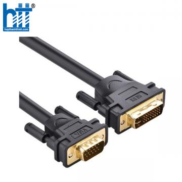 Ugreen 11677 Cáp chuyển đổi DVI 24+5 dương sang VGA dương dài 2m DVI24+5 male to VGA male cable DV102 10011677