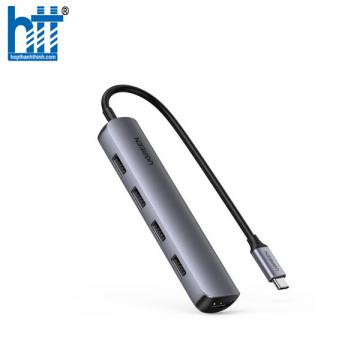 Bộ chuyển Type C to HDMI + 4 cổng USB 3.0 Ugreen 20197