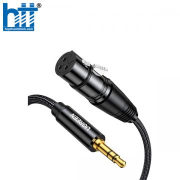 Cáp âm thanh 3.5mm sang Canon (XLR) dài 2m Ugreen 20244