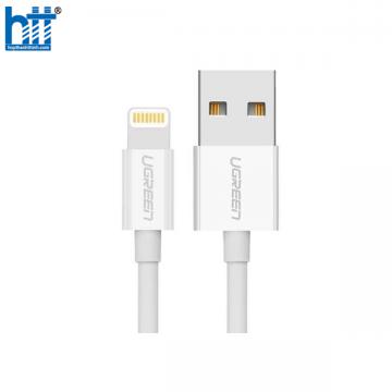 Ugreen 20730 2M màu Trắng ABS Cáp Lightning sạc + truyền dữ liệu cho iPhone US155 20020730