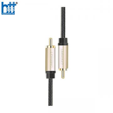 Ugreen 20738 2M màu Xám Cáp âm thanh bông sen Coaxial cao cấp AV133 20020738