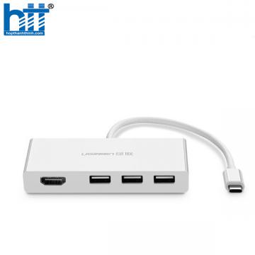 Cáp chuyển USB Type C to HDMI, HUB USB Ugreen 40374