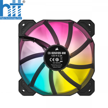 Fan Corsair iCUE SP120 RGB ELITE 120mm — Triple Pack with Lighting Node CORE