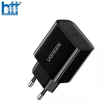 Củ sạc nhanh 20W chuẩn USB Type-C PD 3.0 hỗ trợ QC 4.0 Ugreen 10191 chính hãng (EU)